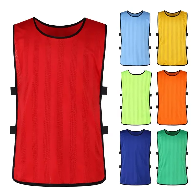 Custom Breathable Soccer Training Vest Football Pennies Polyester Football Vest Mesh Training Soccer Vest Soccer Bibs