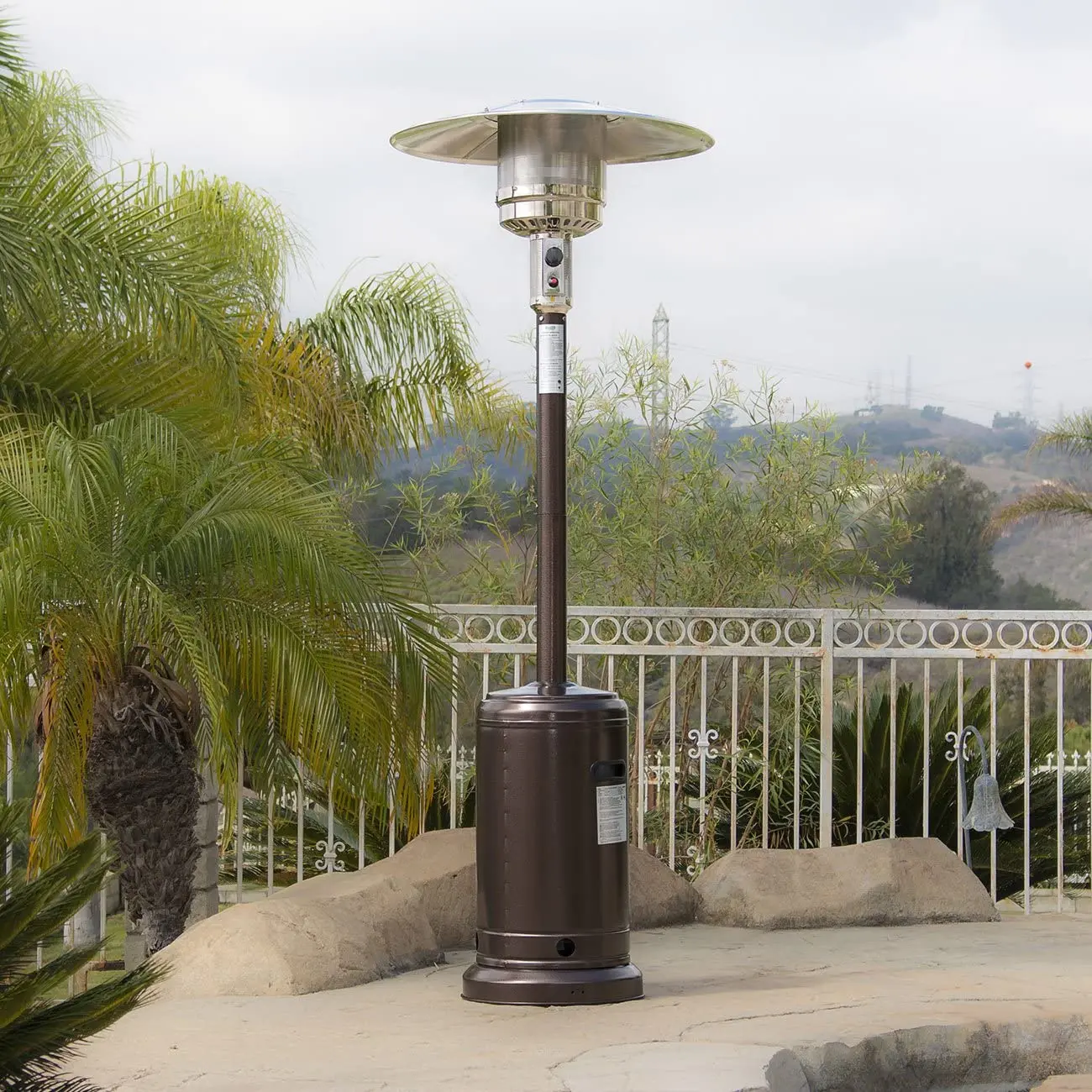 Outdoor patio heater gas heaters heavy duty waterproof infrared propane USA stock