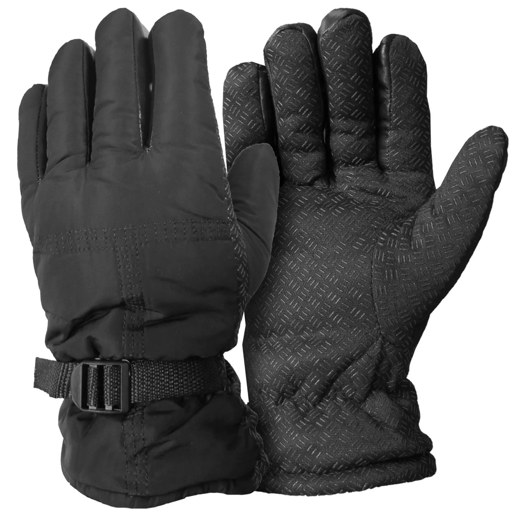 Soft Leather Sports Gloves Ski Gloves Leather Work Gloves Ski Mittens Waterproof Winter Mitts