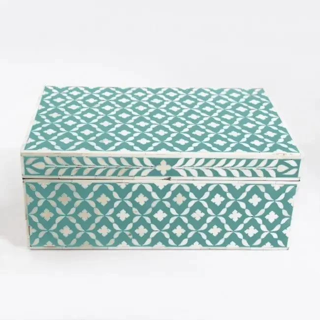 Bone Inlay Jewelry packaging Box Hot Selling Eco Friendly Bone Inlay Designable Jewelry & Watch Box High Quality Low Price