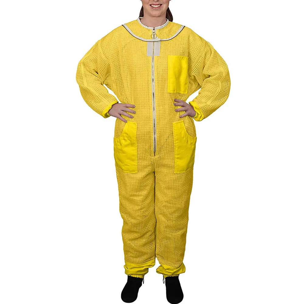 Custom Best Quality Yellow beekeeping suit