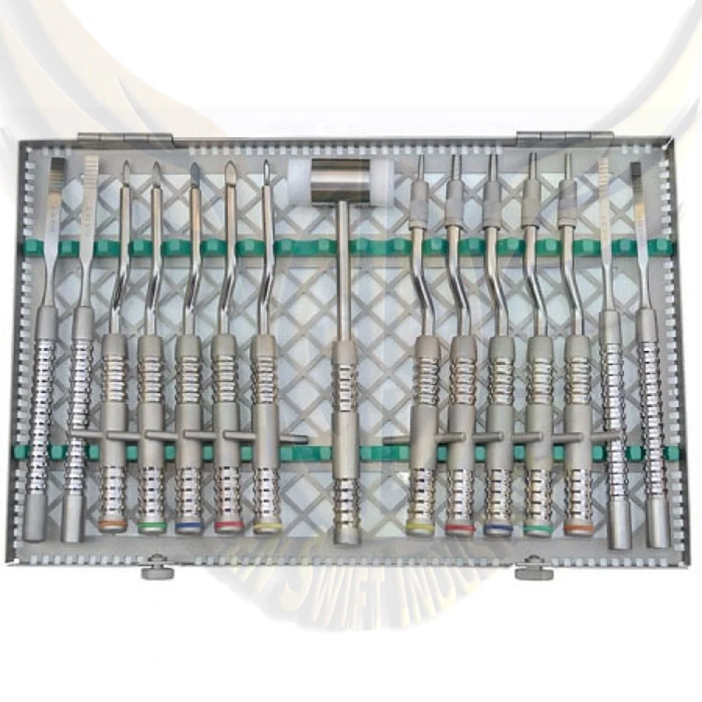 Dental Broken Screw Extractor Remove Implant kit Dental Remover Drill Driver Guide Implant Restoration Tools Kit