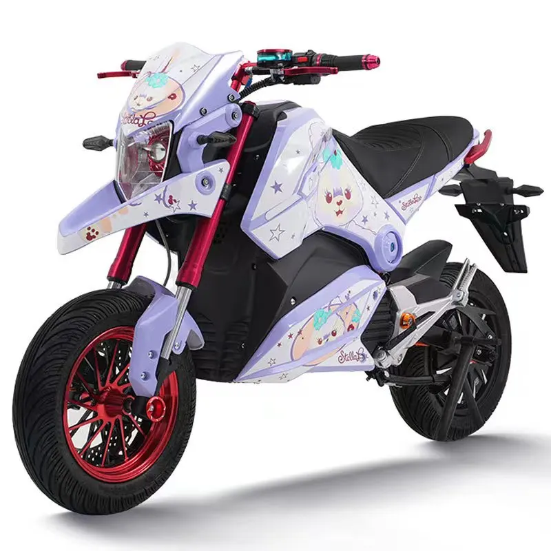 CKD SKD высокоскоростной Электрический мотоцикл 72V2000W мощность 75 км/ч Китай завод оптом