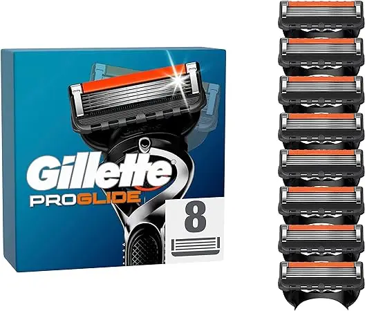 Gillette ProGlide бритвенные лезвия для бритв 8 сменных лезвий мужских влажных с 5 лезвиями