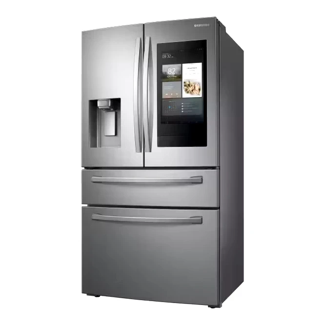 Фирменные новые продажи 28 cu ft 4 Foor французский дверной холодильник с сенсорным экраном из нержавеющей стали доставкой на пороге