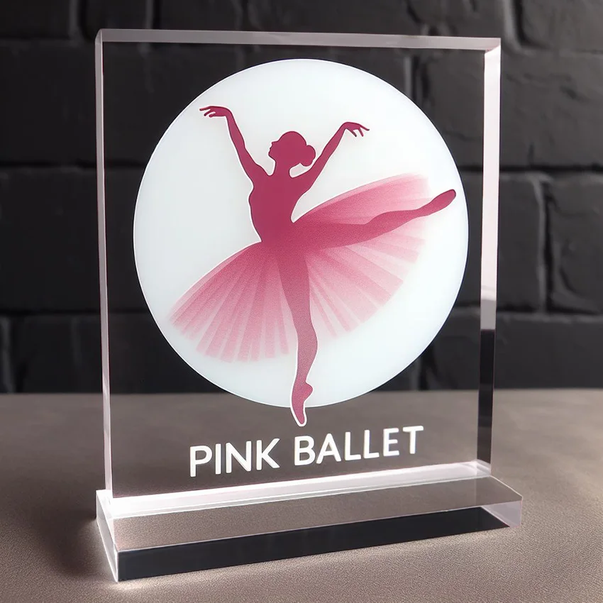 Wholesale custom acrylic award trophy medal beauty and cheap