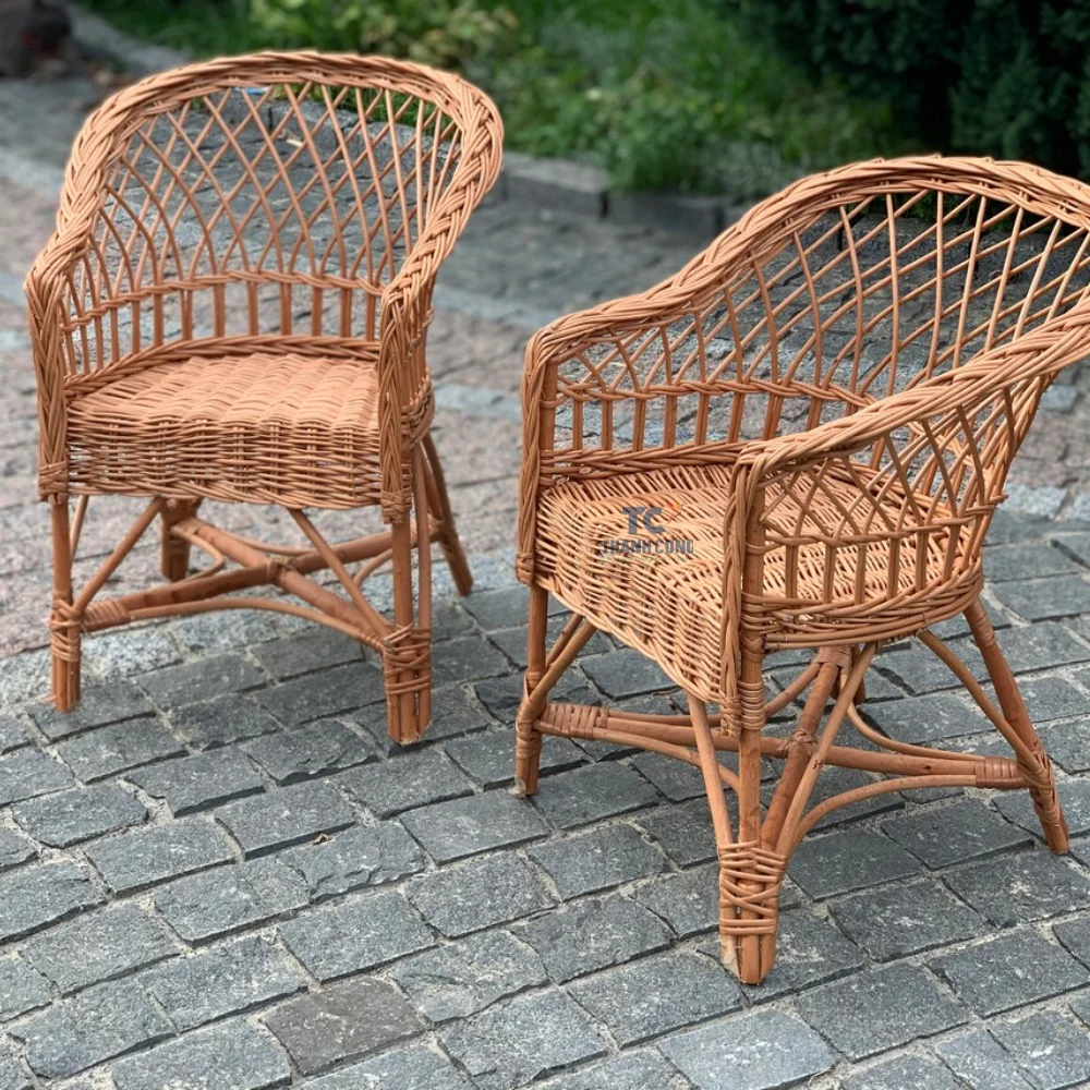Vietnam Manufacture Wicker Chair For Children Armchair For Children Eco Friendly Rattan Seat Toddler