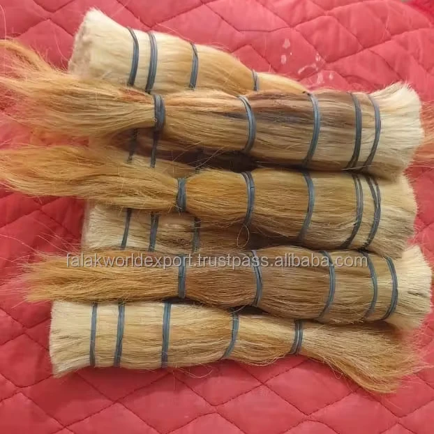 Top quality buffalo tail hair and 100% natural and real Use for making brush From India