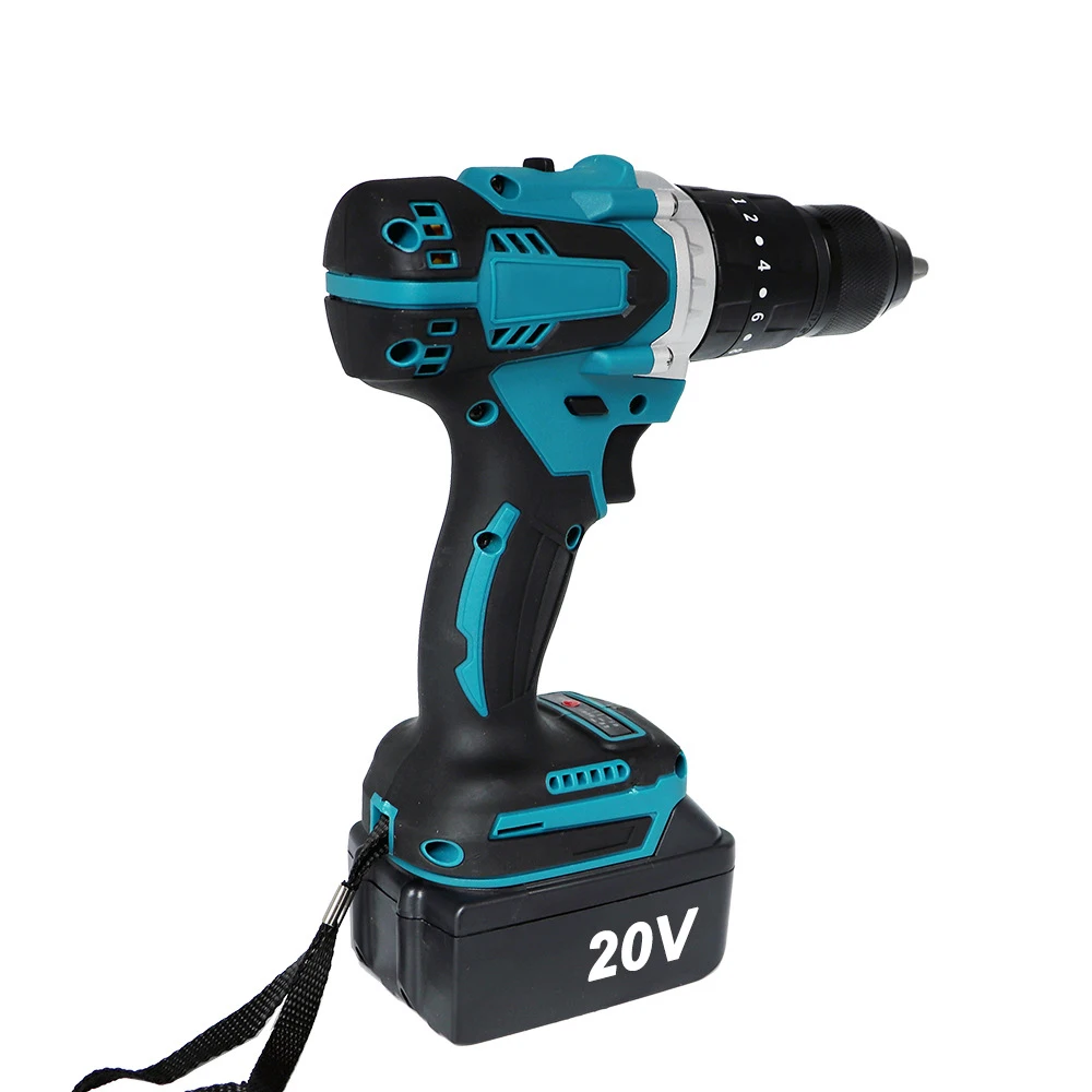 Wholesale 21V  Brushless Cordless Lithium Battery Power Drill With Impact Function for Wood & Steel Drill Work
