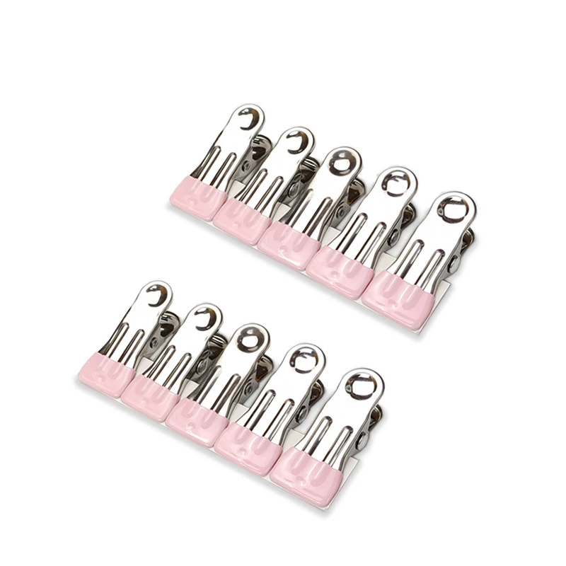 5.5cm Length with Spring Strong Grip Windproof Easy Pinch Hang Handy Save Space Not Damage Leave Pinch Mark for Clothesline