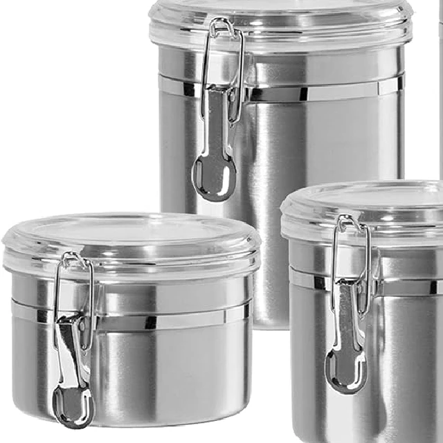 Buy Stylish Designed Kitchen Storage Canister with Custom Made Storage Box Canister For Sale By Exporters