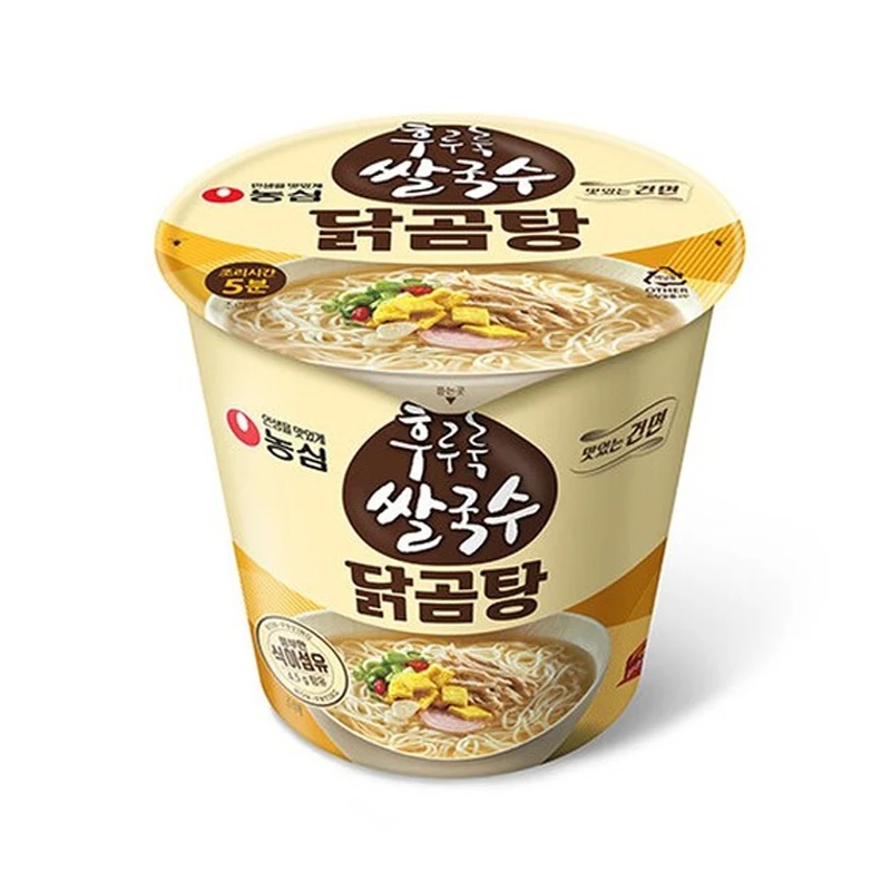 NONGSHIM Hooroorook Rice Noodle Seaweed Soup Hooroorook Rice Noodle Chicken Soup Rice Noodle Beef Soup