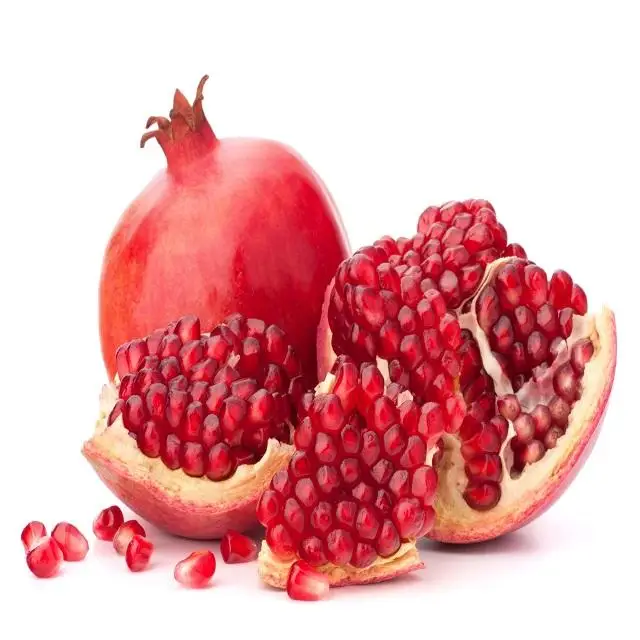 Healthy and delicious fruit organic red pomegranate