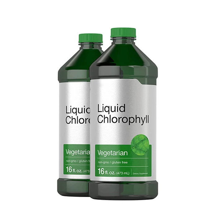 Hot Selling Custom Label Non-Gmo Gluten Free Vegetarian Organic Drop Mint Natural Flavor Liquid Chlorophyll For Adults
