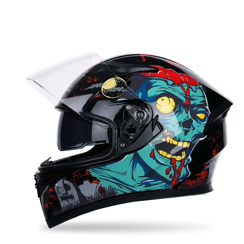 Wholesales Motorcycle Full Face Helmet Motorcycle Helmets Approved Chinese OEM Pcs Color