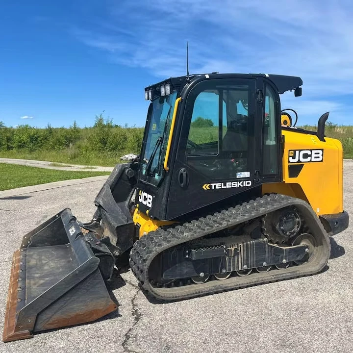 Компактный гусеничный погрузчик 2023 JCB 3TS-8T передний бордовый тракторный двигатель насос подшипник коробки передач