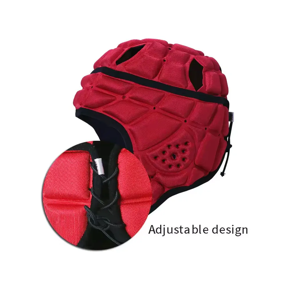 New Article Sweatproof Sportman Wear Men Rugby Helmet Original Material Factory Direct Best Selling Men Rugby Helmet