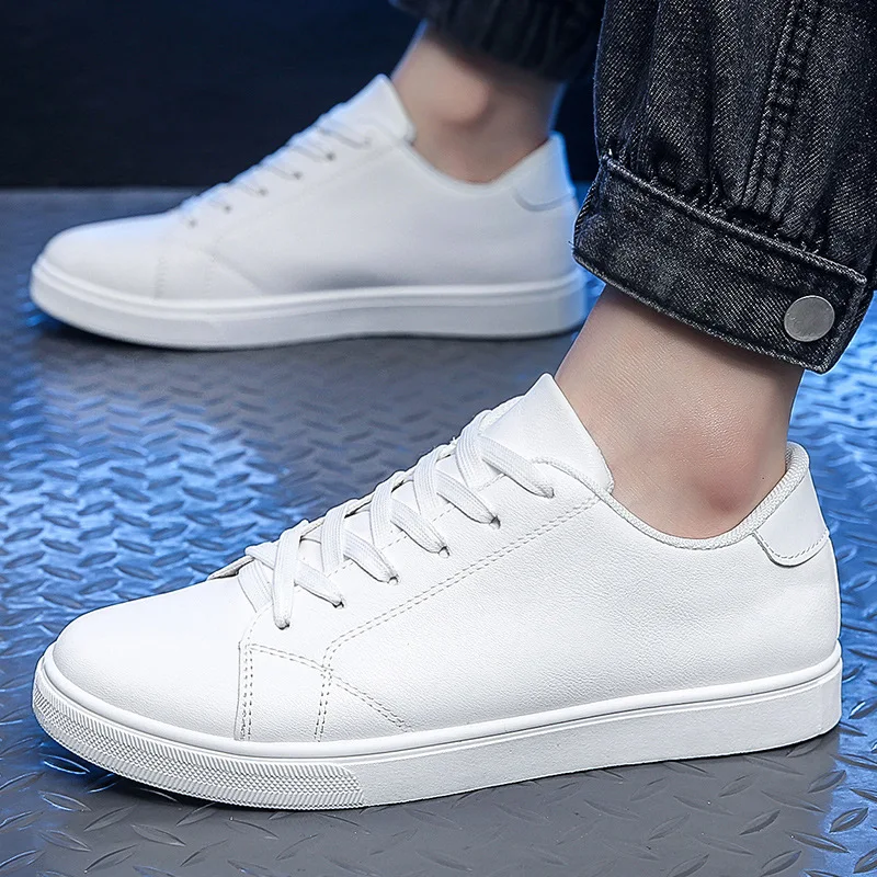 2024 Foreign Trade Athletic Shoes for Couples Anti-Slip White Sneakers Airtight Summer Running Shoes for Students