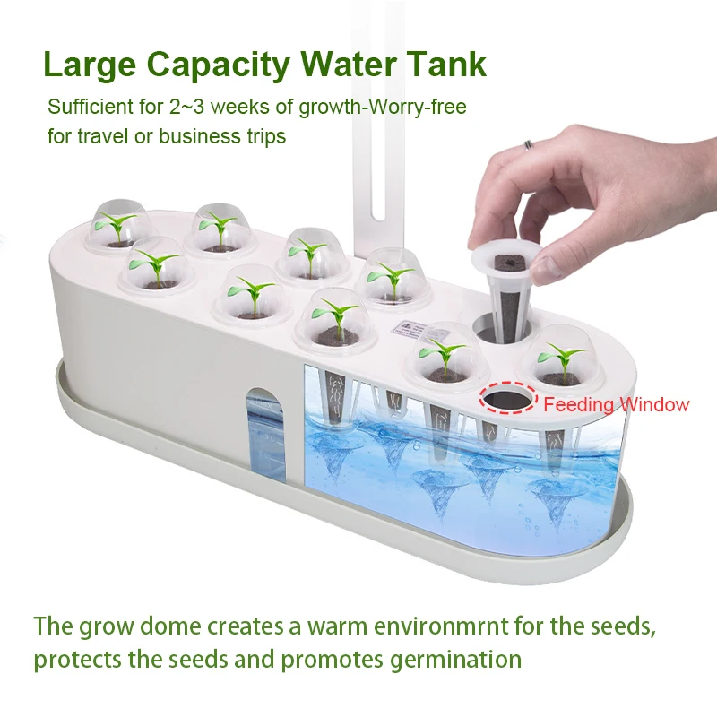 Endless Fun Hydroponic System Smart Indoor Vegetable Planter For Living Room