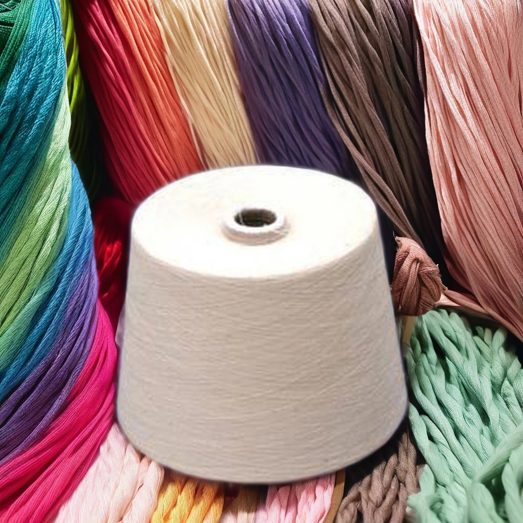 100% Combed Cotton Mercerised Yarn Best Quality Knitting Weaving Low Twist Recycled Ring Spun Sewing Crochet Packaged Carton Box