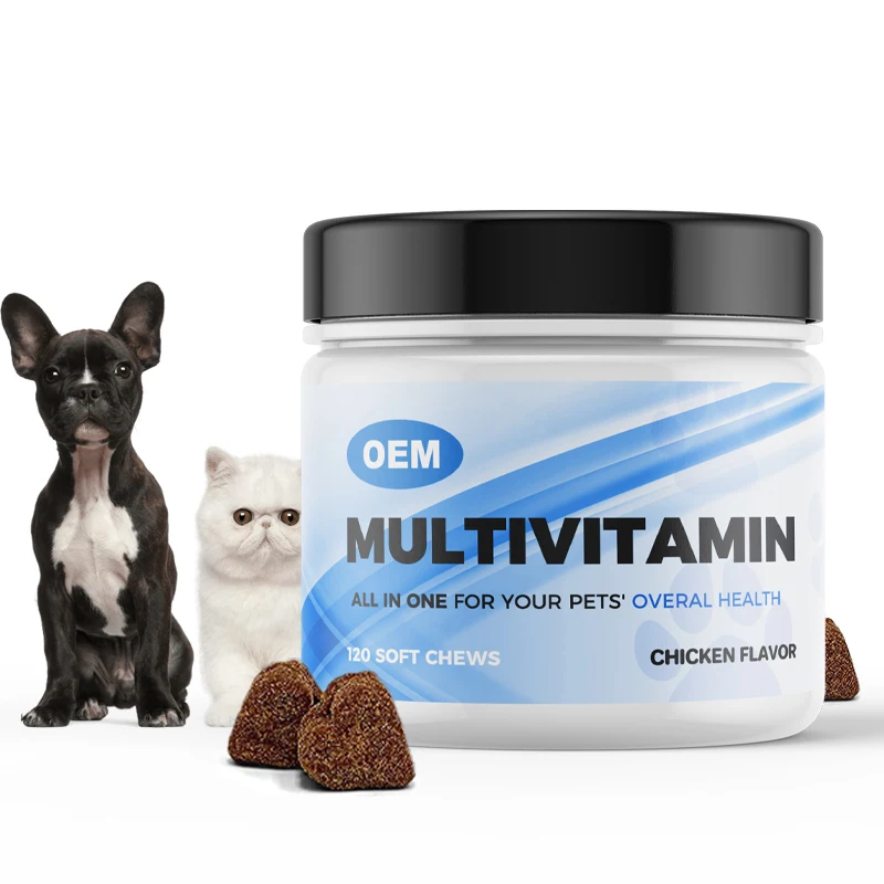 oem Daily Multivitamin Supplement Soft Chew for dogs and cats Immunity Digestion Joint and Heart Health