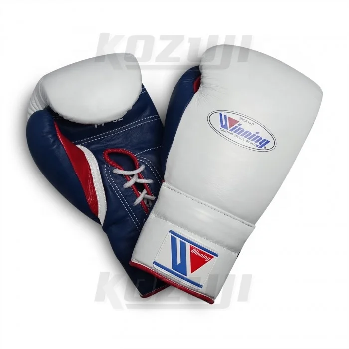 Custom Winning 100 % Original Leather Boxing Gloves