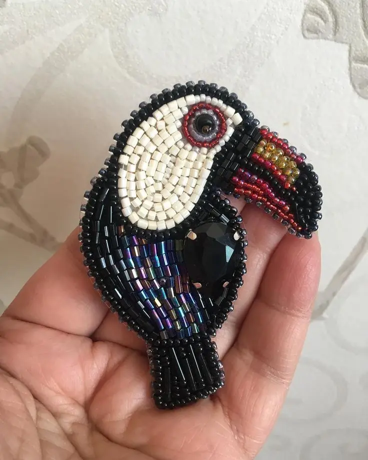 Hot Sale Bird Shape Jewelry Making Bead DIY Beads Trending Jewelry Multi Color Handmade Seed Bead For Women Earring