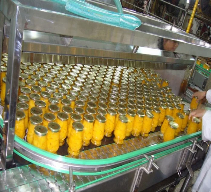 Top quality canned peach in syrup processing plant / peach canning line