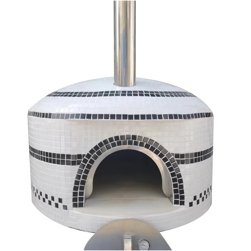 Italy Indoor Wood Fire Commercial Pizza Oven New Portable Outdoor Garden Mosaic Wood Pellet Pizza Oven for Sale