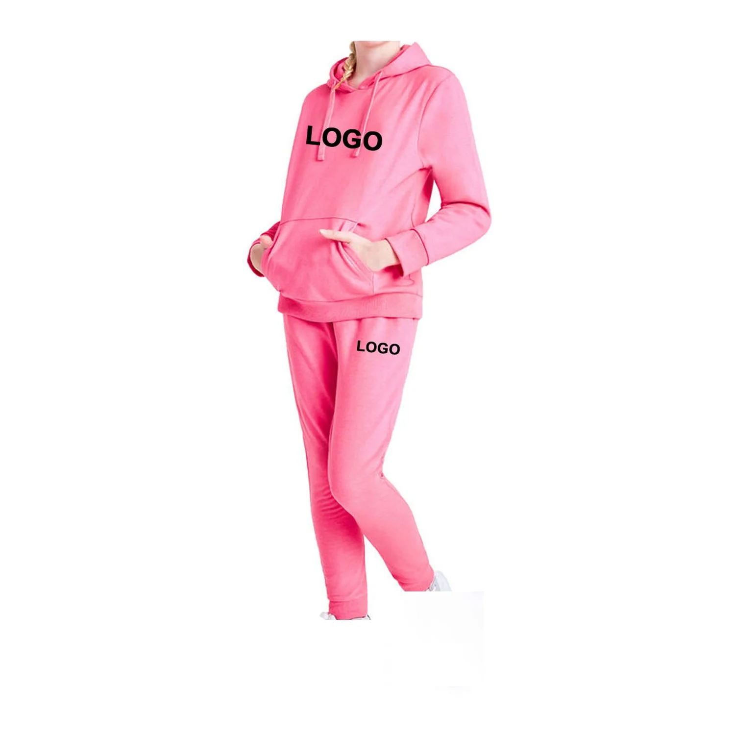 2025 New Arrival Customize Your Brand Name Streetwear Joggers Hoodie Set Girl Boy Clothing Kids Tracksuit