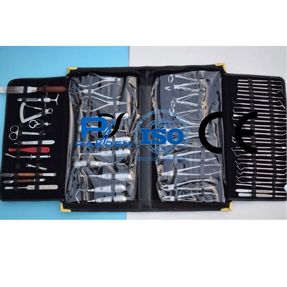 Factory Wholesale Price Oral 61 Pieces Surgical Extraction Surgery Elevators Forceps Instruments Kit For Dentist