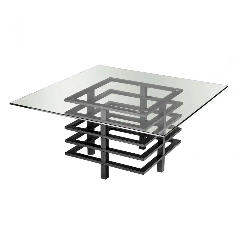 Exclusive Range Of Coffee Table Best Selling Product White Frame With Glass Top