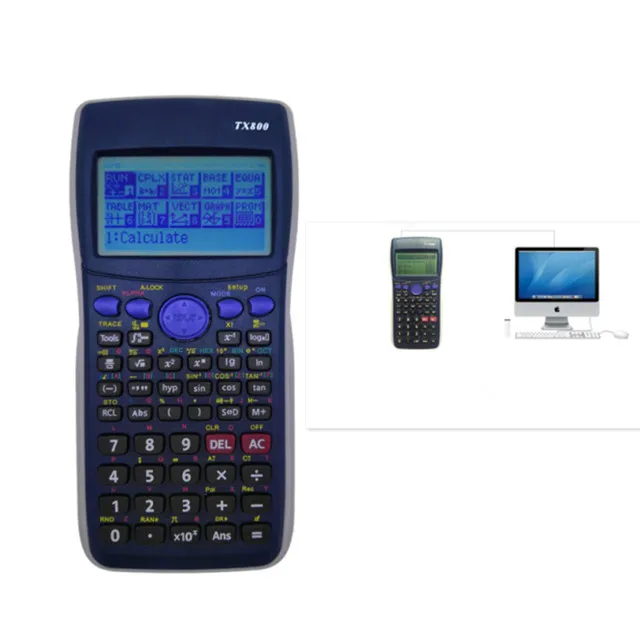 Promotional customized logo TX800 programmable smart scientific graphical calculator for engineering student