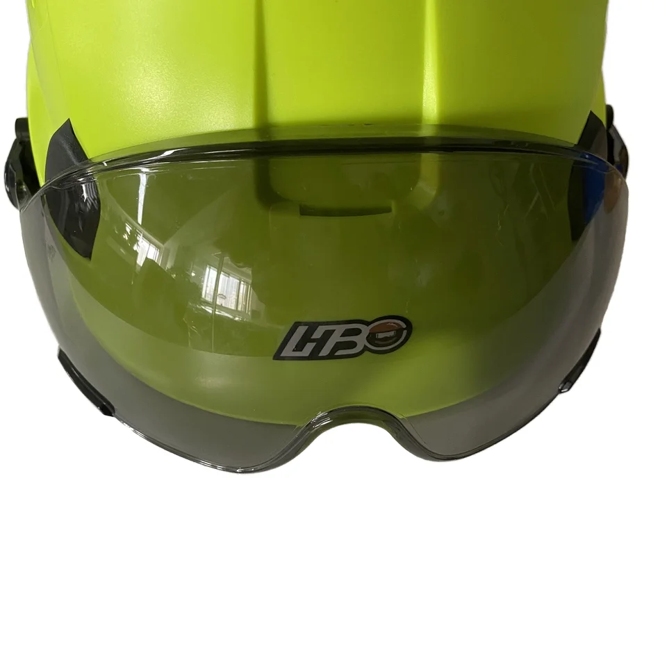 PPE product safety visor PC exterior visor for safety helmet clear and black visor safety helmet accessories