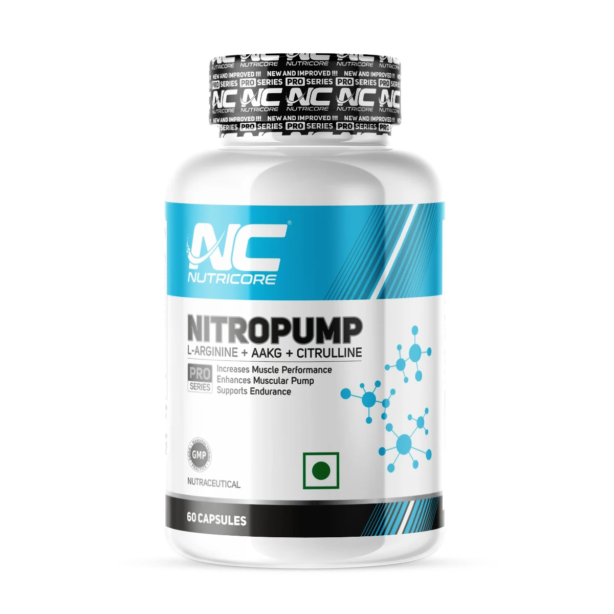 Leading Manufacturer Sport Supplement Nitro Pump L Arginine Capsule For Muscle Performance And Supports Endurance