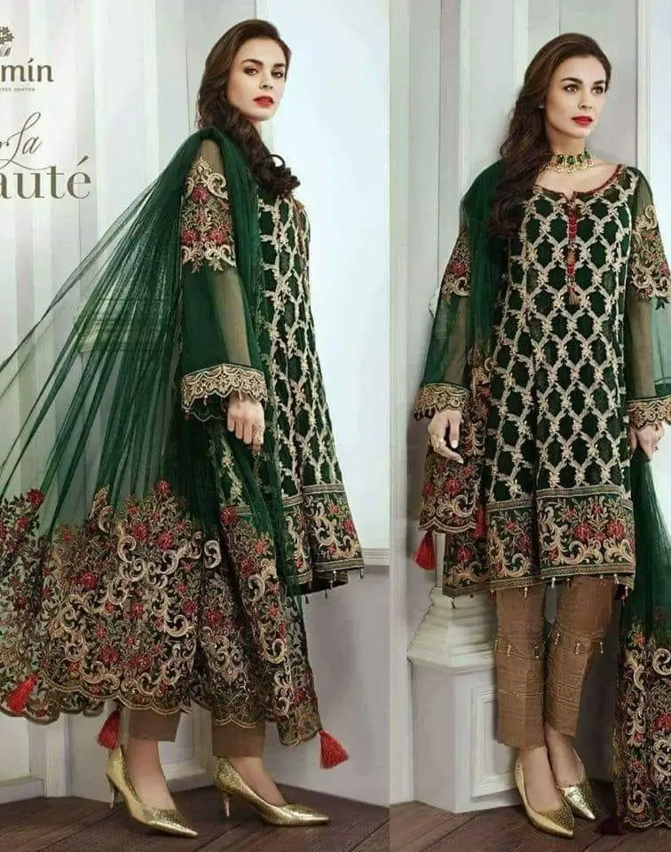 Fashion Designer Indian Pakistani Lawn Linen Cotton Georgette 3 Piece Suits Available on Wholesale Price.Lahanga Cholli