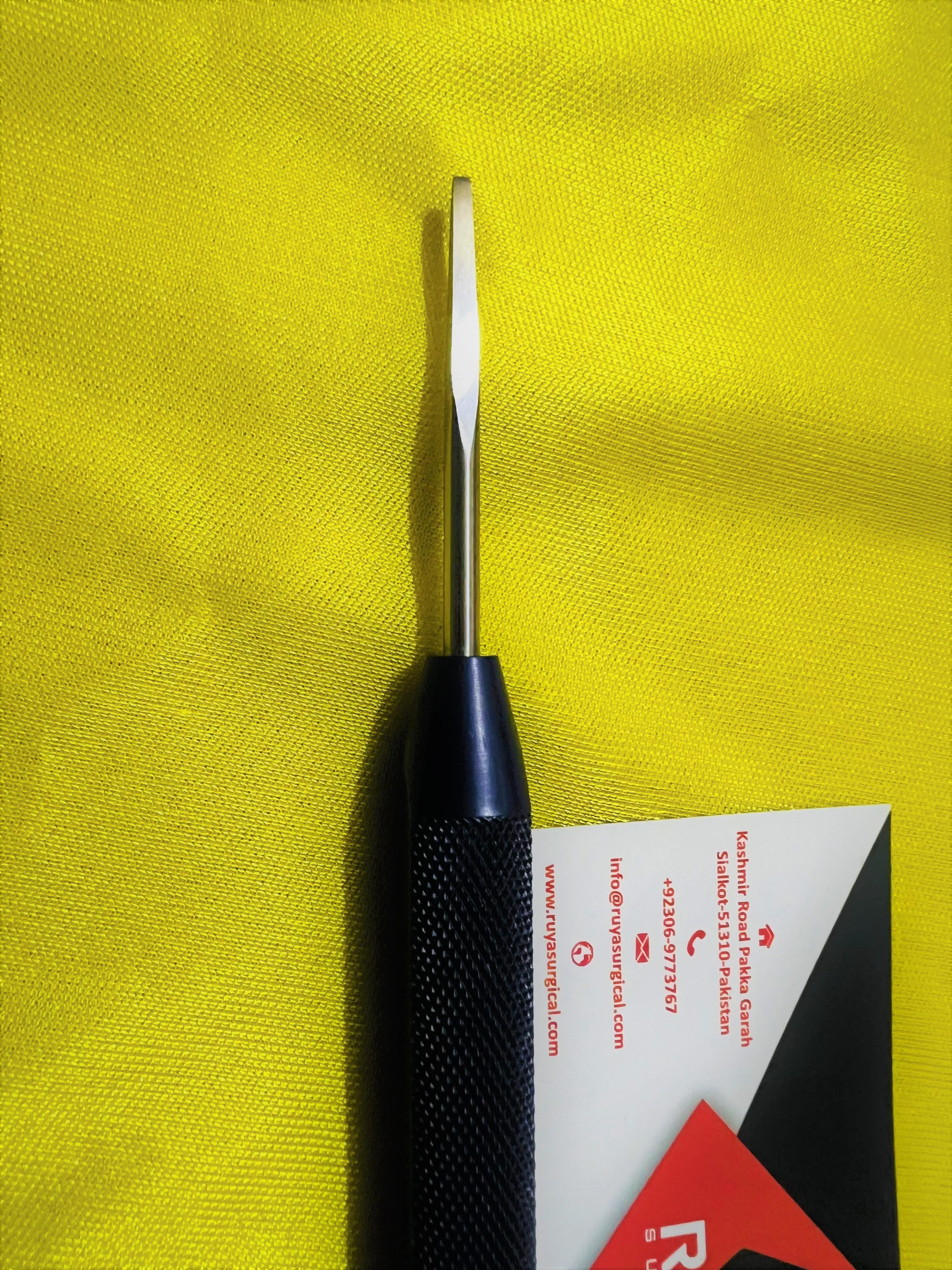 Medical Surgical Stainless Steel Rhinoplasty Nose ENT Gubisch Rees Nasal Osteotome 18.5 cm 3mm Aluminium Handle CE ISO
