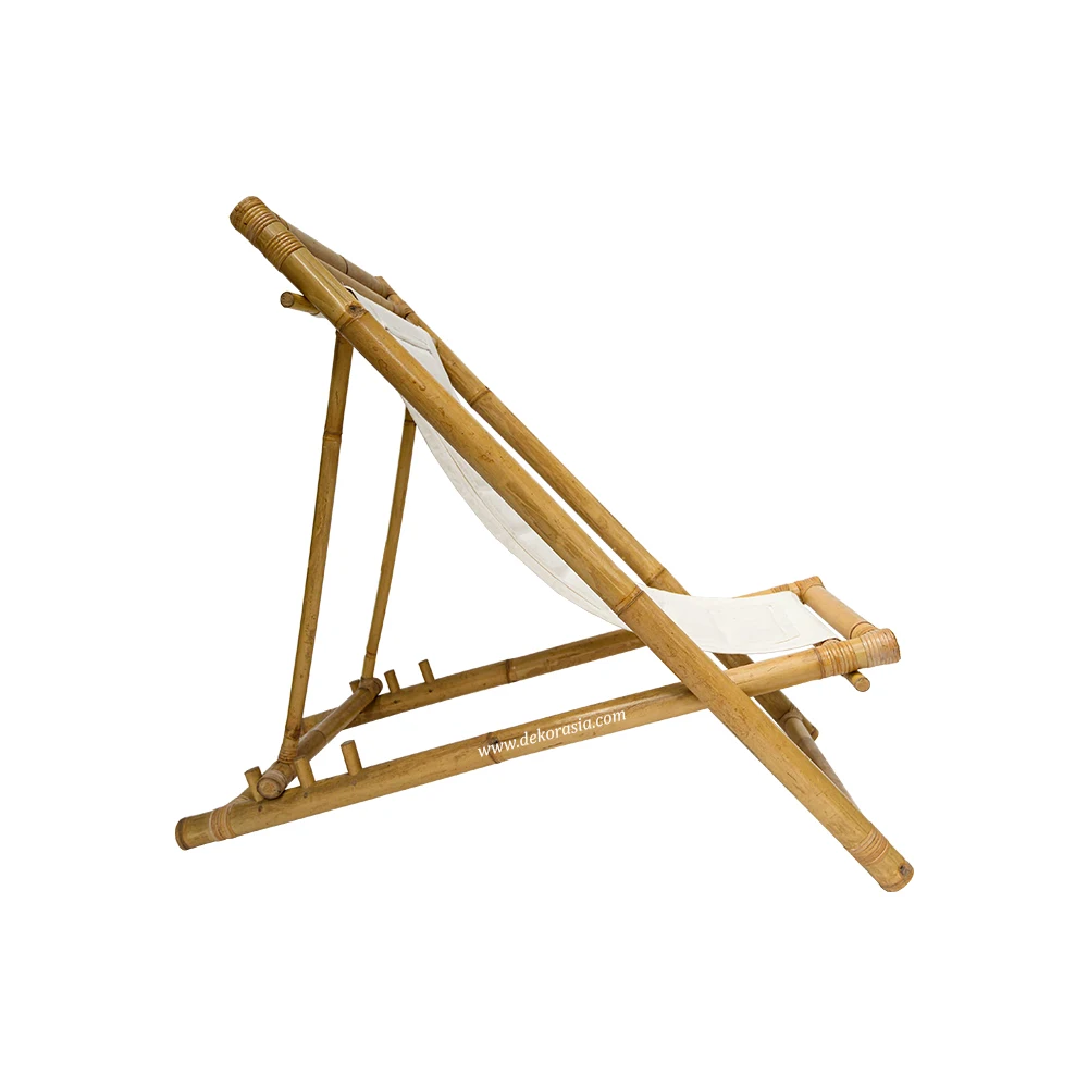 Bamboo Folding Chair, Adjustable Height Folding Chairs, Bamboo Chair Folding Outdoor Bamboo Beach Chair