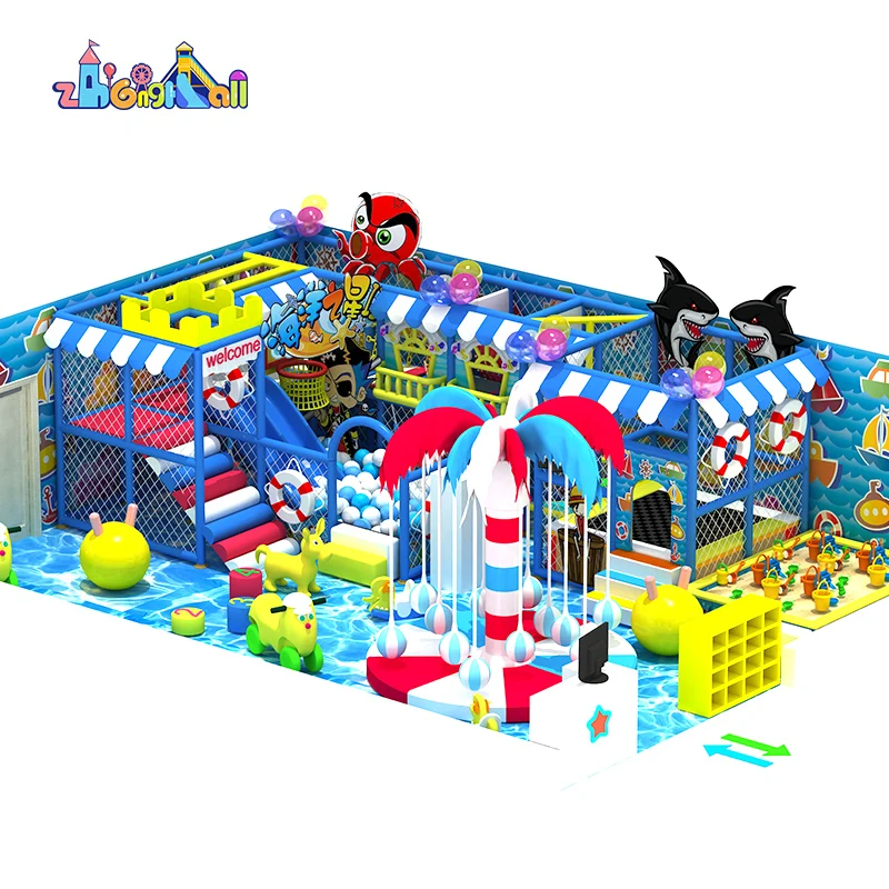 Shopping mall commercial playground toy set equipment kids indoor game play center ball pit pool