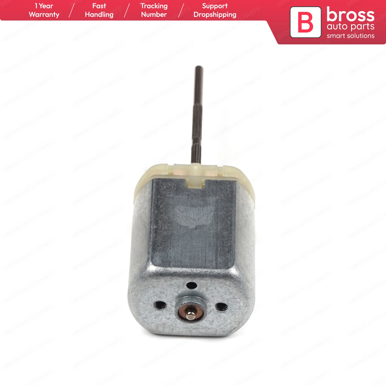 BGE678 FC-280 12V DC 28.30 mm Ribbed Spindle Shaft Axle Motor for Car Door Lock Fuel Cap Actuator Folding Mirror Repair