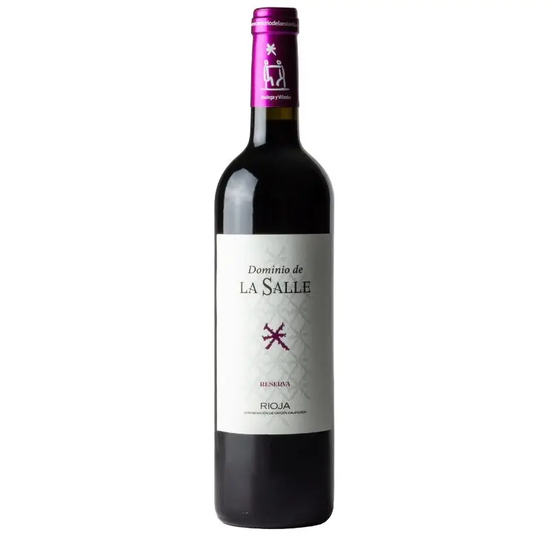 RED RIOJA SPANISH WINE DOMINIO DE LA SALLE RESERVA 0,75 L.