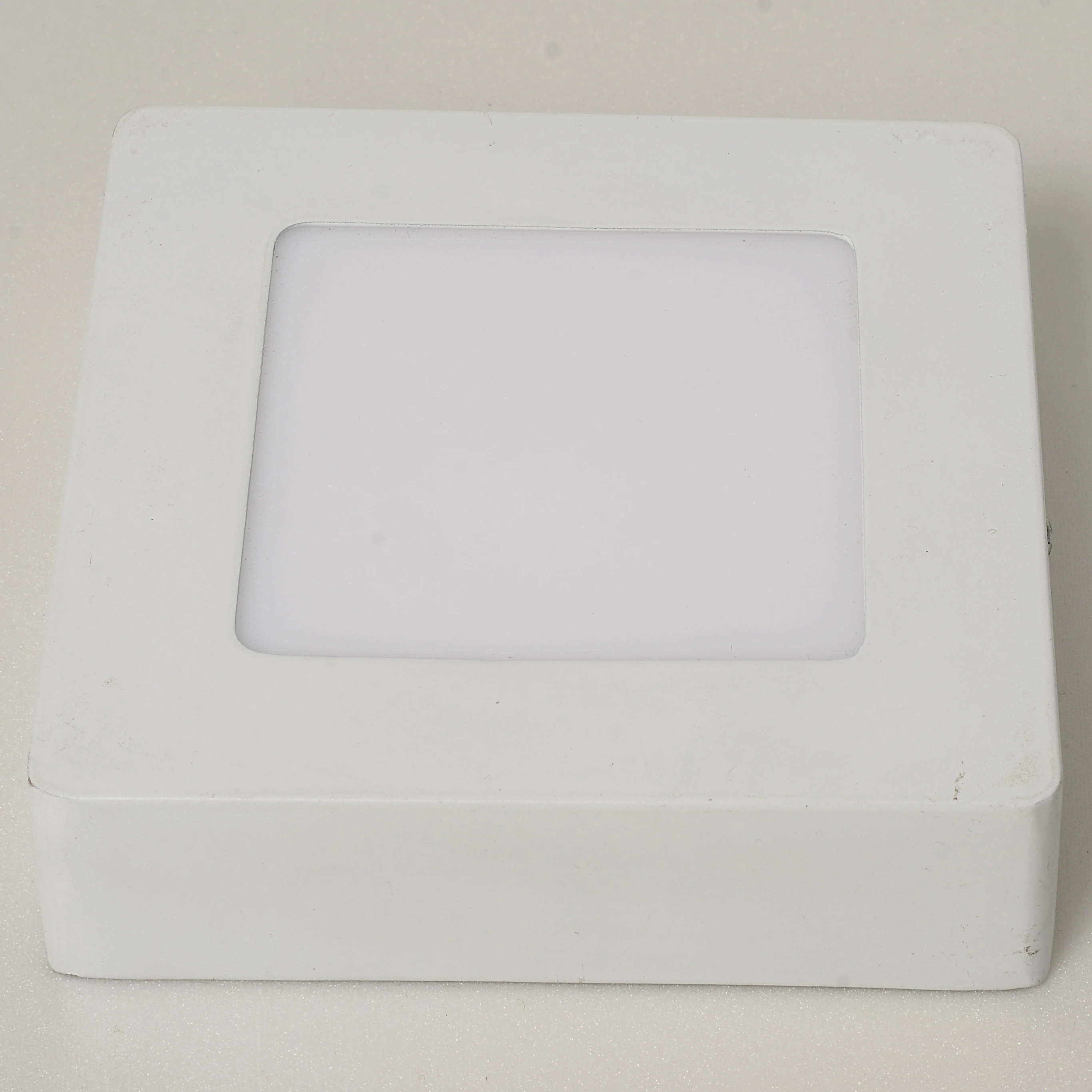 Best Seller Cheap Personalized Led Panel Light Frameless 12W Surface Mounted Square Silver Panel Light