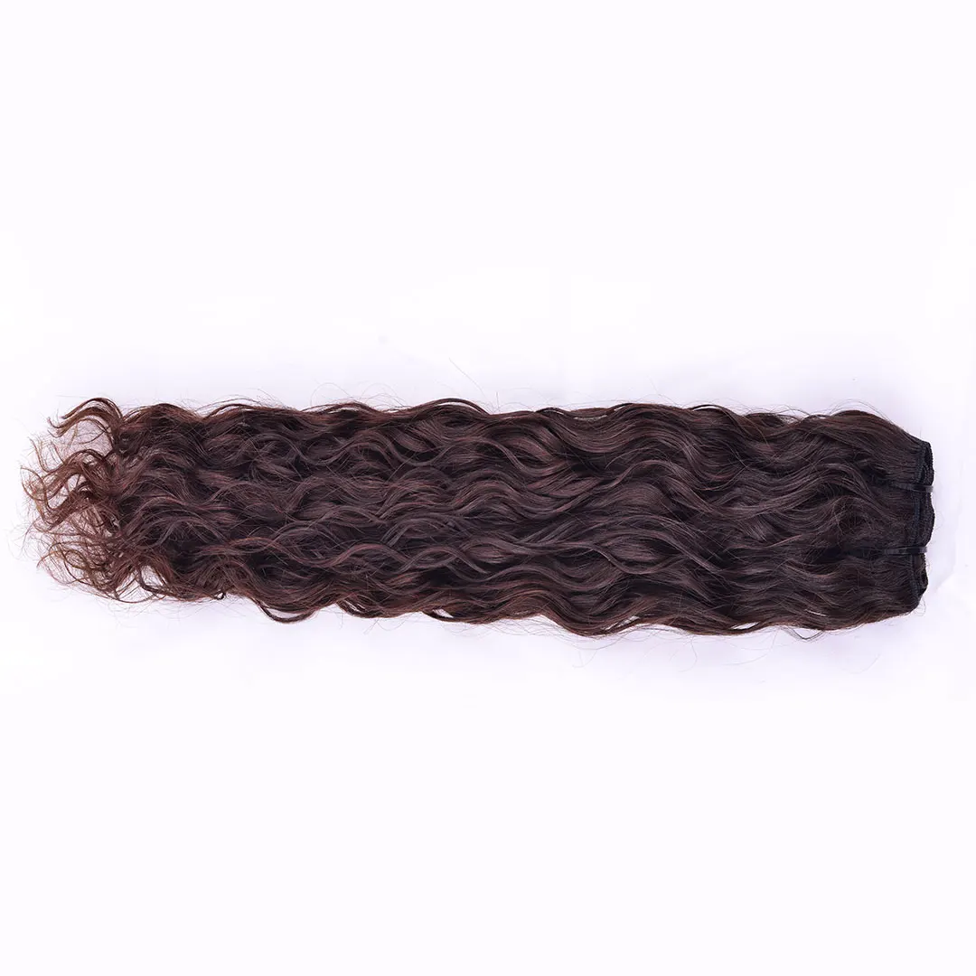 Raw Unprocessed Natural Curly Hair Bundle Original Estate Curly Hair Vendor Top Style Wavy and Straight hair Extensions Fre