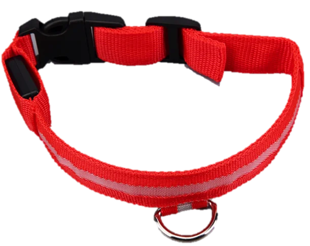 Hot Selling Factory Direct Sale Price Pet LED Light Collar for Dog Cat Safety Walking in the Dark Battery and Rechargeable