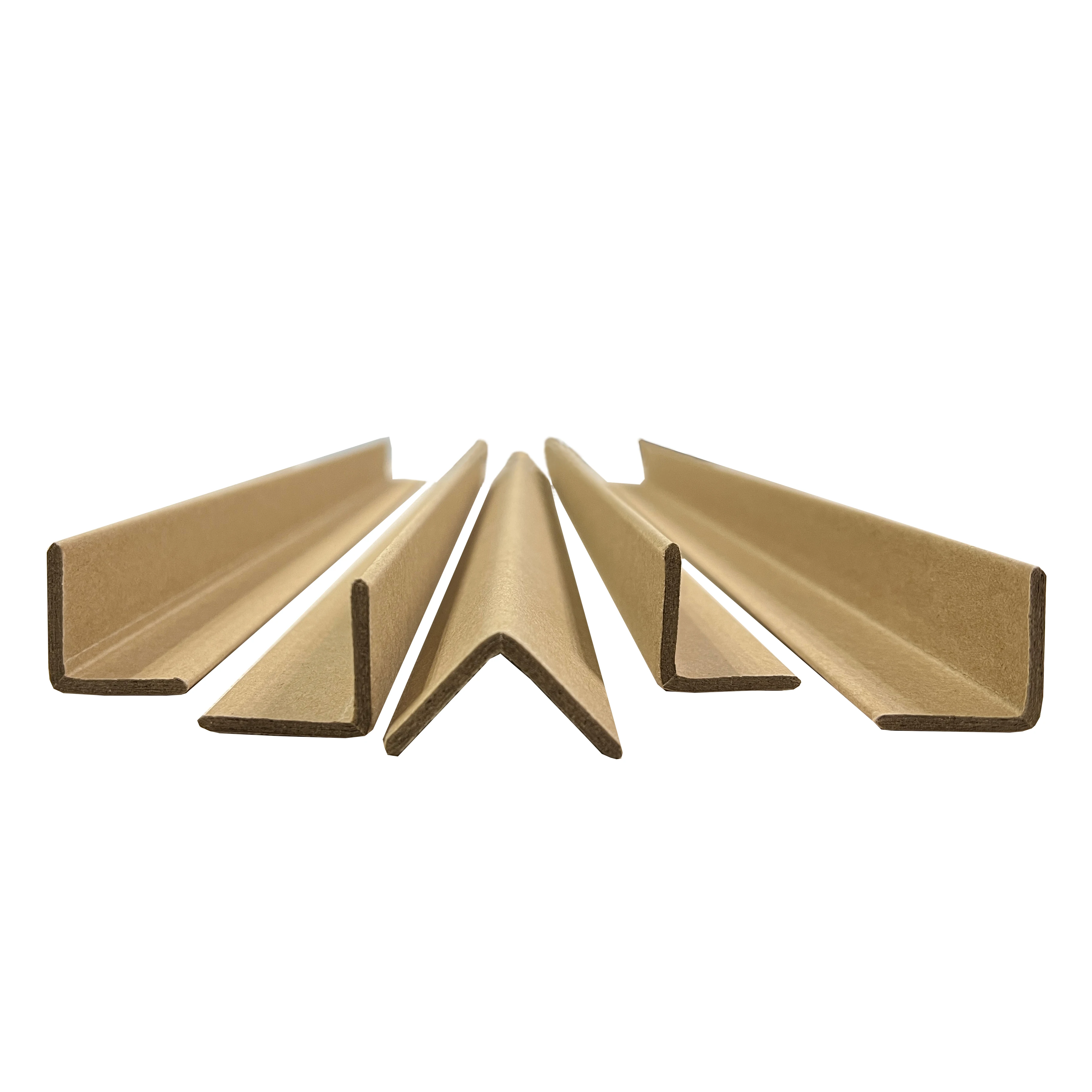 100% Recyclable Wholesale Paper Corner Protector Carton Box Corner Protection V Shape Hard Paper Pallet Edge for Pallet Product