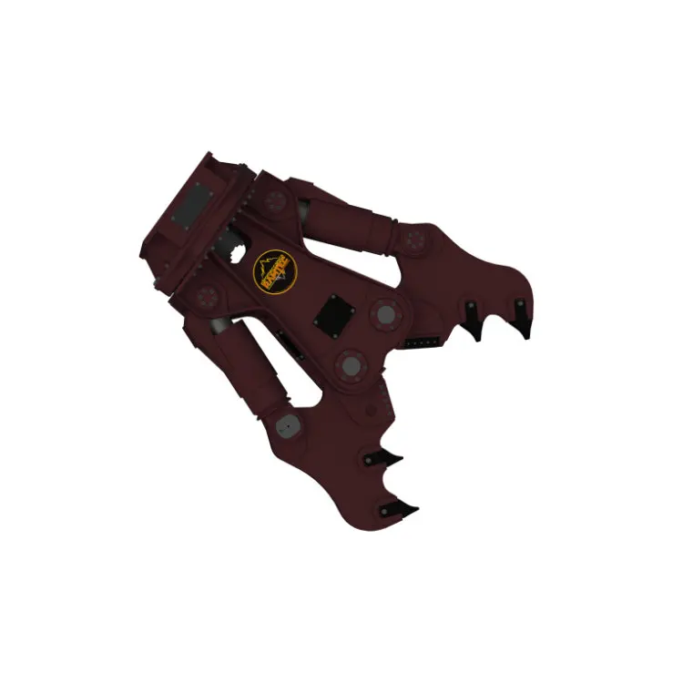 Heavy-Duty Hydraulic Crusher for Primary Demolition, with a Maximum Opening of 1100 mm and Weighing 2750 kg