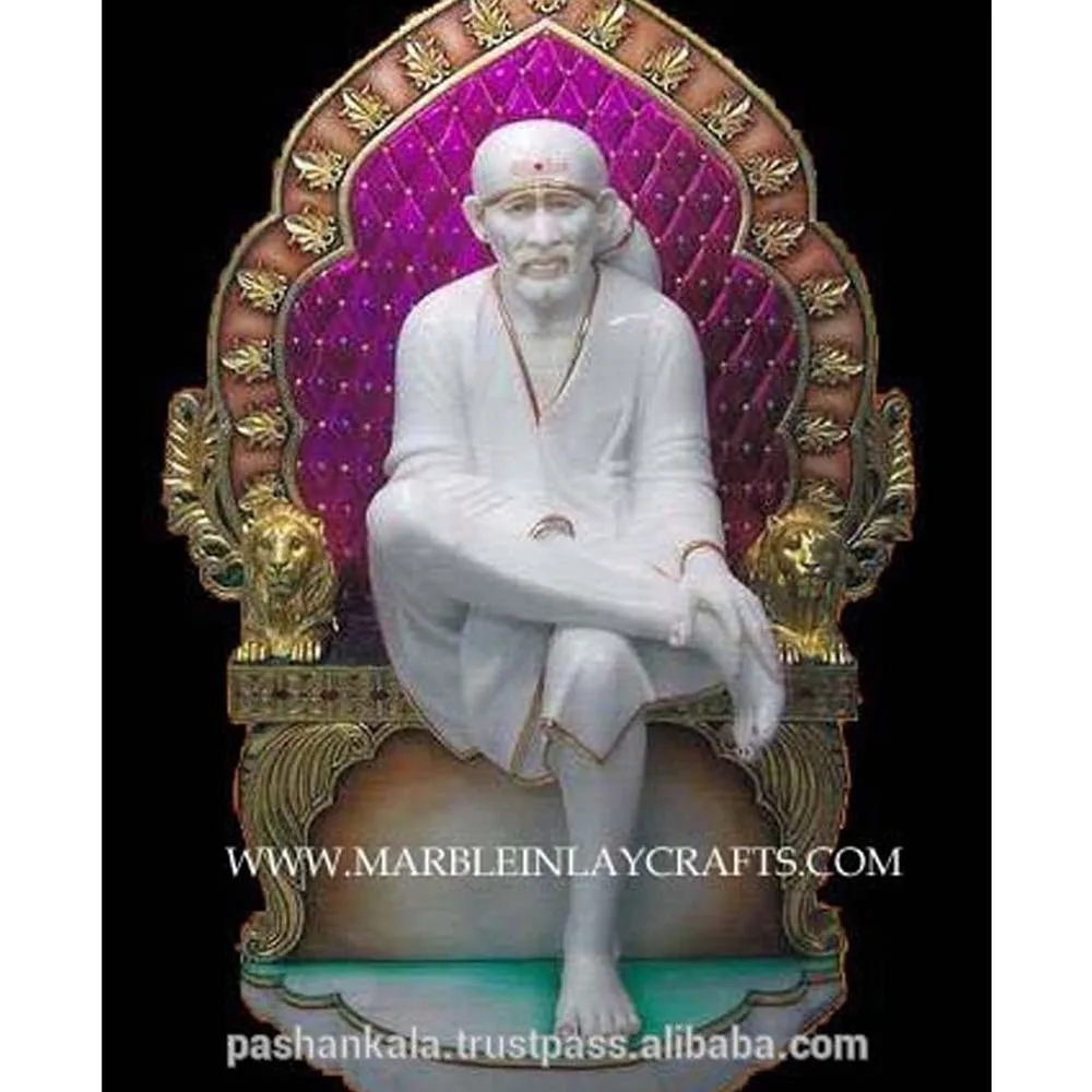 Decorative Shirdi Sai Baba Marble Murti