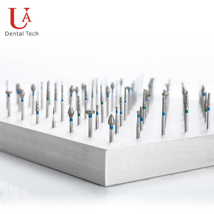 Quality Guaranteed 5pcs high speed standard handle Chinese FG Diamond Coated Dental Burs