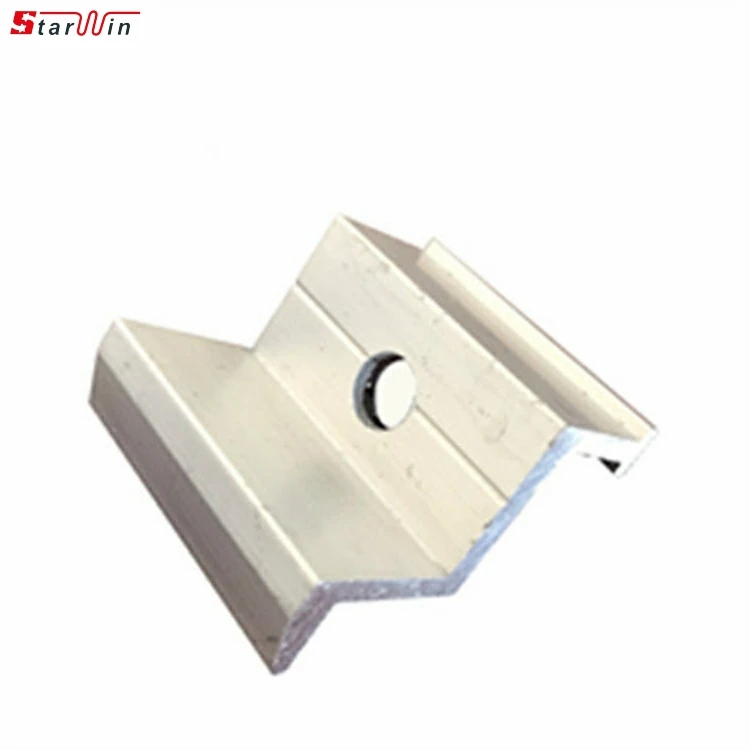 Индивидуальный Быстрый рельсовый механизм для крыши, алюминиевые зажимы для задней панели солнечных батарей