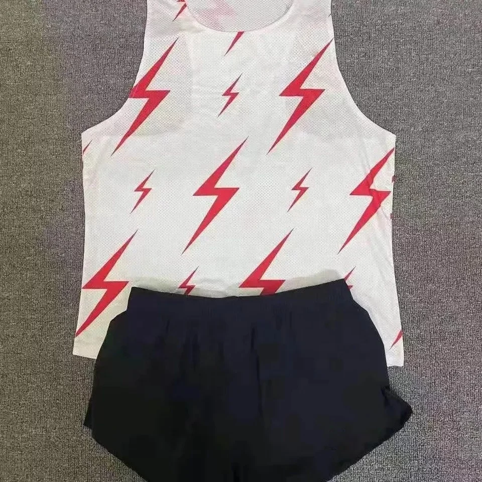 OEM Men Fashion Sleeveless Singlets Elastic Sports Fitness Running Marathon Vest Tank Tops